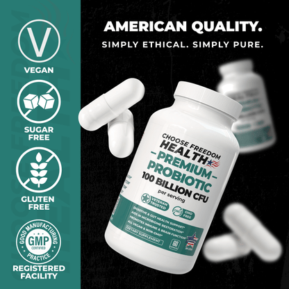 Probiotic 100B CFU Daily Gut Balance & Wellness Support