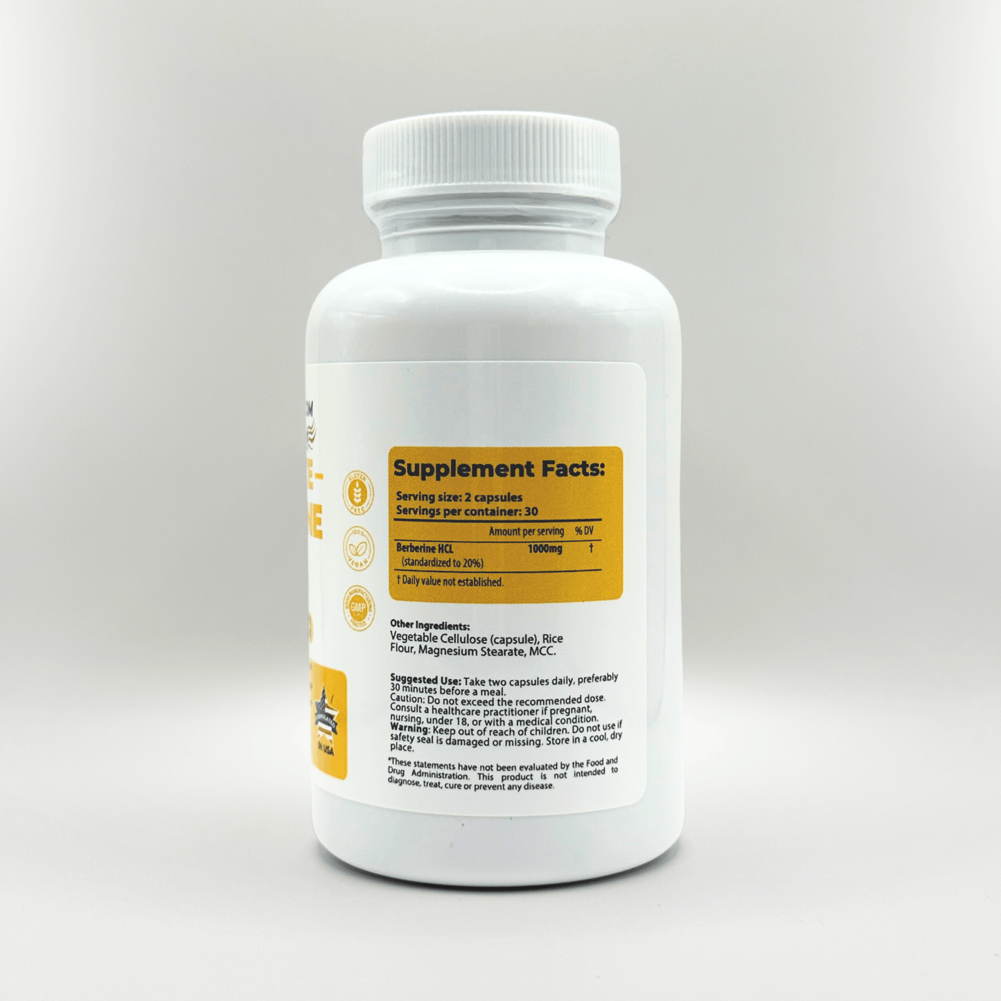 Pure Berberine HCL 1000mg