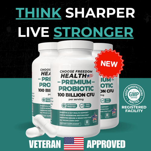 Probiotic 100B CFU Daily Gut Balance & Wellness Support